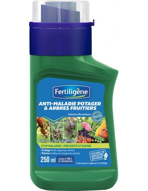 Anti-Maladies pour Potager & Arbres Fruitiers 250ml - Fertiligène Fertiligène Soin des plantes