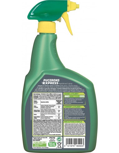 Insecticide Biologique contre les Pucerons Express 700ml - Fertiligène Fertiligène Insecticide naturel