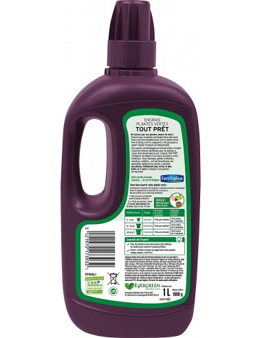Engrais pour Plantes Vertes Tout prêt 1 Litre - Fertiligène Fertiligène Engrais Spécifique de synthèse
