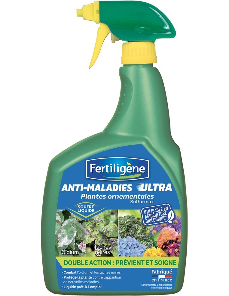 Anti-Maladies pour Plantes Ornementales Ultra 800ml - Fertiligène Fertiligène Soin des plantes