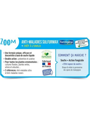 Anti-Maladies pour Plantes Ornementales Ultra 800ml - Fertiligène Fertiligène Soin des plantes