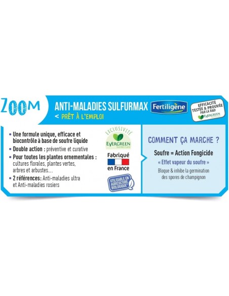 Anti-Maladies pour Plantes Ornementales Ultra 800ml - Fertiligène Fertiligène Soin des plantes