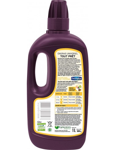 Engrais Universel Prêt à l'emploi 1 Litre - Fertiligène Fertiligène Engrais Universel de synthèse