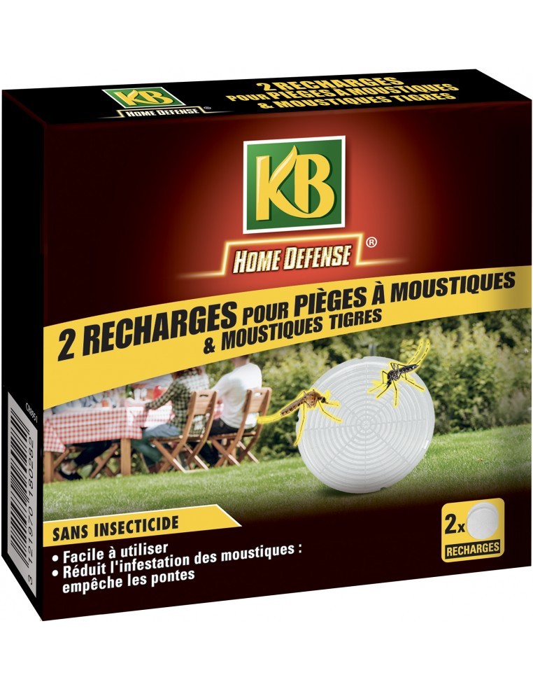 Recharge pour Piège à Moustiques & Moustique-Tigres X 2 - KB