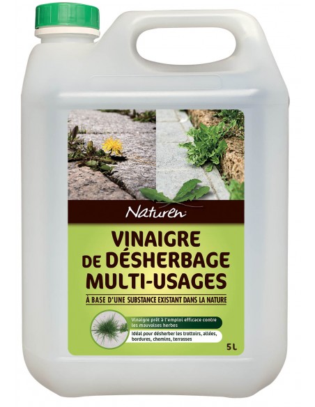 Vinaigre de Désherbage Multi-Usage 5 Litres - Naturen Naturen Désherbant naturel total