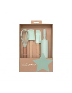 Coffret de 4 ustensiles à pâtisserie pour enfants - SCRAPCOOKING ScrapCooking Moule & Ustensile à pâtisserie