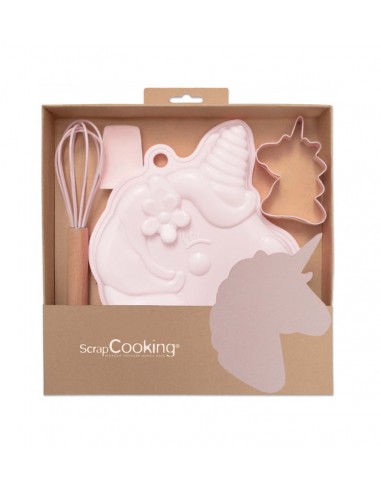 Coffret d'Ustensiles à Pâtisserie "Licorne" - SCRAPCOOKING ScrapCooking Moule & Ustensile à pâtisserie