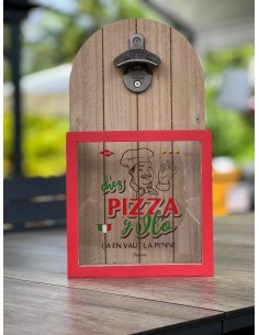 Décapsuleur mural "Pizza" Jardiland Art de la table 2