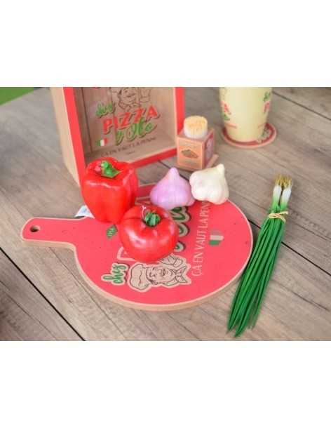 Planche à découper "Pizza" Jardiland Art de la table 2