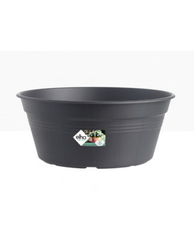 Coupe Green Basics Noir - Elho Elho Pot et bac en plastique rond