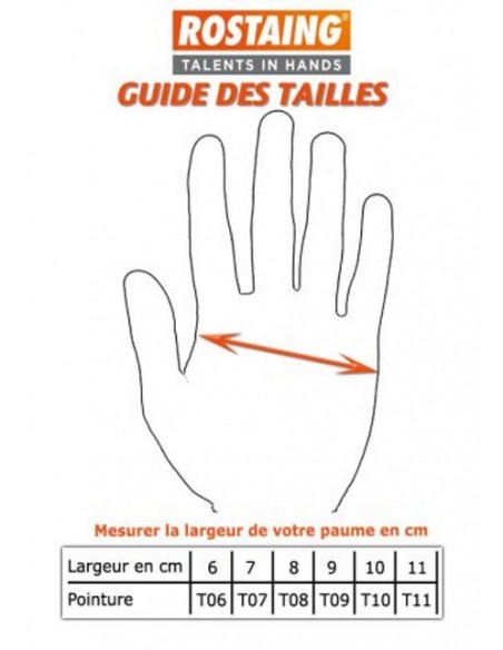 Gants mixte cuir - ROSTAING Rostaing Gants