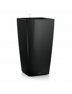 Pot à Réserve d'eau Cubico Noir - LECHUZA Lechuza Pot et bac en plastique carré