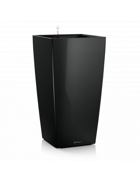 Pot à Réserve d'eau Cubico Noir - LECHUZA Lechuza Pot et bac en plastique carré