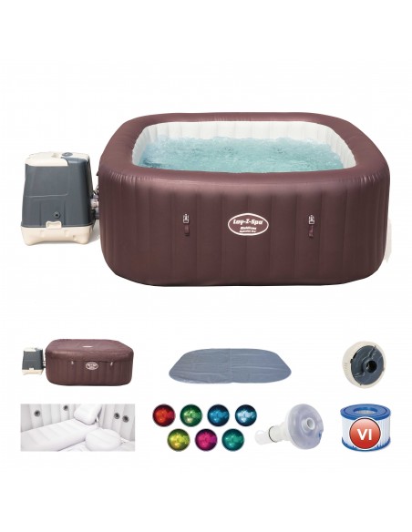 Spa carré Maldives - Hydrojet - Lay-z-Spa BestWay Spas gonflables