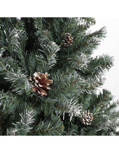 Sapin Artificiel Pinyon Floqué Blanc  Sapin