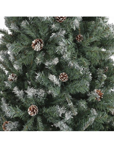 Sapin Artificiel Pinyon Floqué Blanc  Sapin