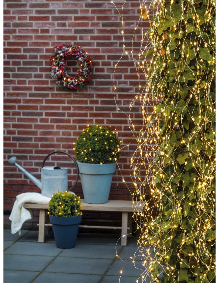 Cascade lumineuse Micro-LED L.230cm Kaemingk Eclairage