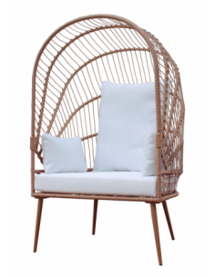 Œuf à poser "Pompadour" - Jardiland Jardiland Balancelle et fauteuil suspendu