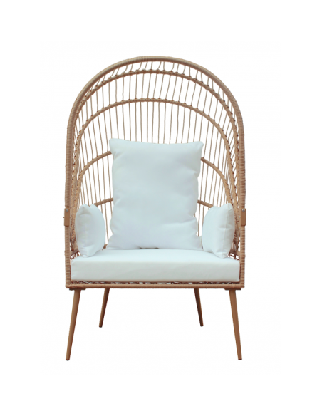 Œuf à poser "Pompadour" - Jardiland Jardiland Balancelle et fauteuil suspendu