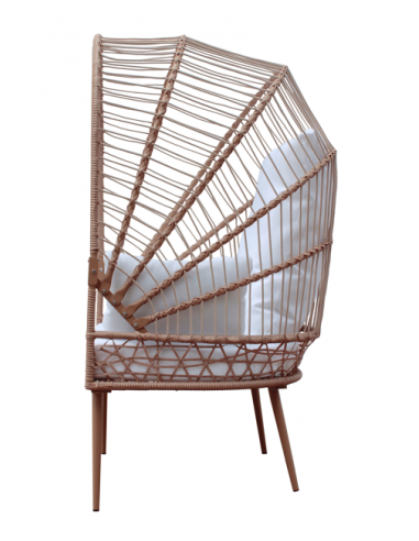 Œuf à poser "Pompadour" - Jardiland Jardiland Balancelle et fauteuil suspendu