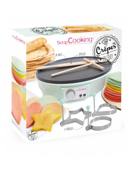 Machine à crêpes "Crêpes factory" - SCRAPCOOKING ScrapCooking Préparation sucrée