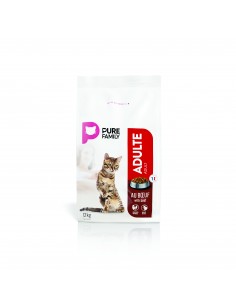 Croquettes boeuf chat adulte 12kg - PURE FAMILY 2