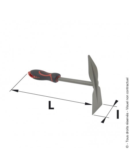 Serfouette panne et langue avec poignée ergonomique - Mermier Mermier Jardin Serfouette