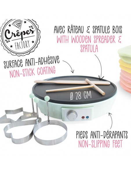 Machine à crêpes "Crêpes factory" - SCRAPCOOKING ScrapCooking Préparation sucrée