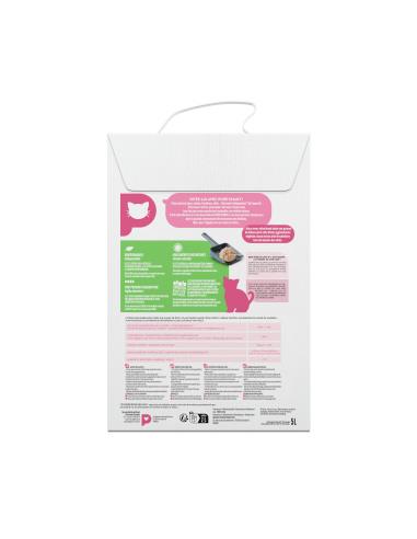 Litière végétale agglomérante bois 5L - Pure Family Pure Family Litières