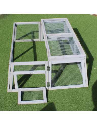 Enclos en bois Marcel L.100 x l.150 x H.42cm  Clapier