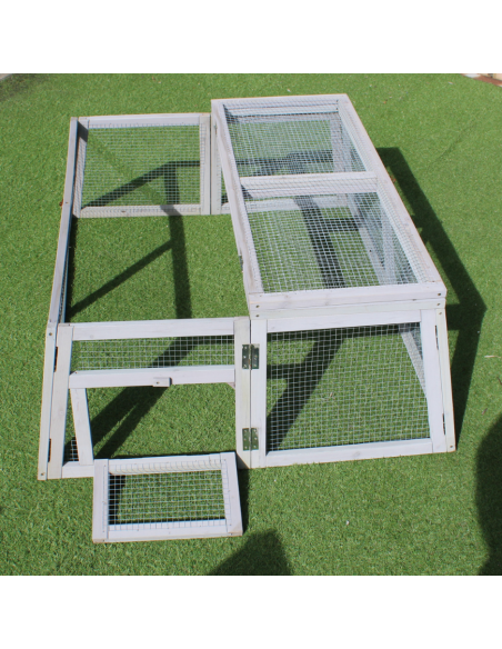 Enclos en bois Marcel L.100 x l.150 x H.42cm  Clapier