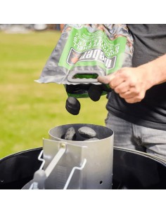 Briquettes de Coque de Noix de Coco 8kg - Weber Weber Charbons de bois et allume-feux 2