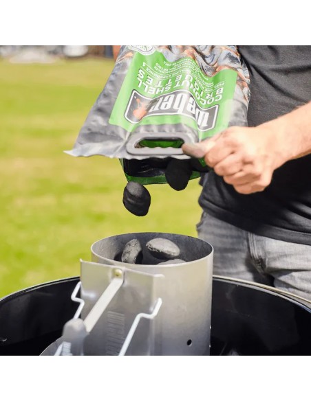 Briquettes de Coque de Noix de Coco 8kg - Weber Weber Charbons de bois et allume-feux