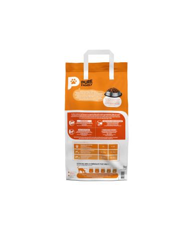 Croquettes volaille chiens actifs 5kg - Pure Family Pure Family Alimentation et croquette