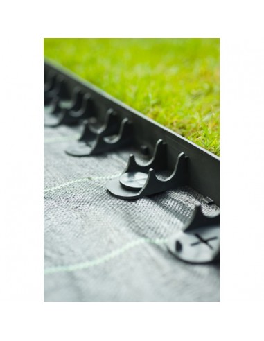 Bordure à gazon 100cm Lot de 4 + 16 Ancres - Ubbink Ubbink Bordures