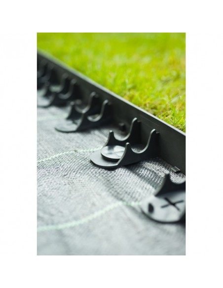 Bordure à gazon 100cm Lot de 4 + 16 Ancres - Ubbink Ubbink Bordures