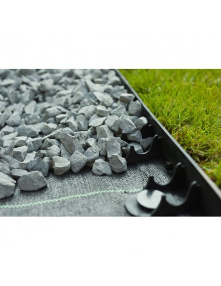 Bordure à gazon 100cm Lot de 4 + 16 Ancres - Ubbink Ubbink Bordures