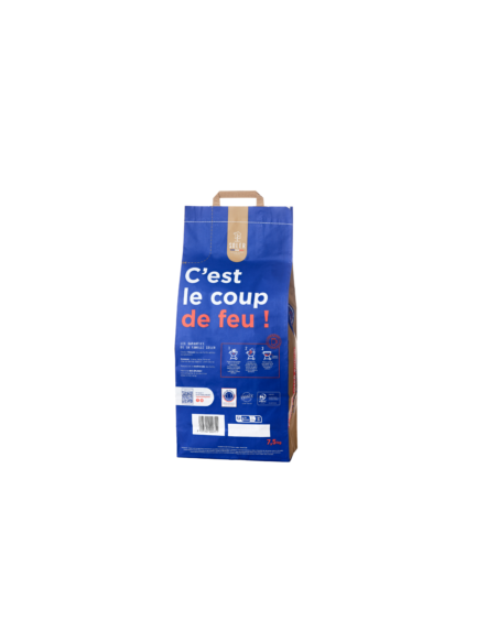 Briquettes de charbon de bois 7,5KG - Soler  Charbons de bois et allume-feux