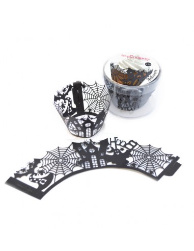 Contour en papier pour cupcake "Halloween"- ScrapCooking ScrapCooking Anniversaire et déco de fête