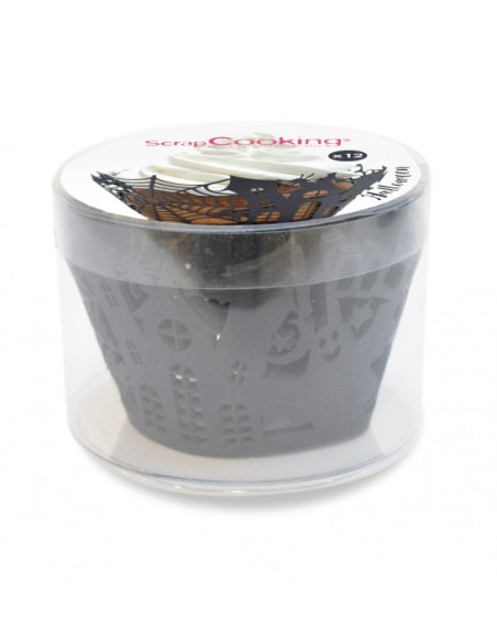 Contour en papier pour cupcake "Halloween"- ScrapCooking ScrapCooking Anniversaire et déco de fête