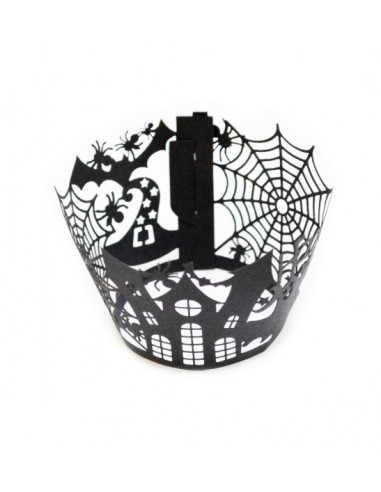 Contour en papier pour cupcake "Halloween"- ScrapCooking ScrapCooking Anniversaire et déco de fête