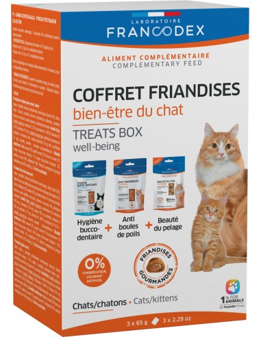 Coffret Friandises Bien-être Du Chat - FRANCODEX Francodex Friandises