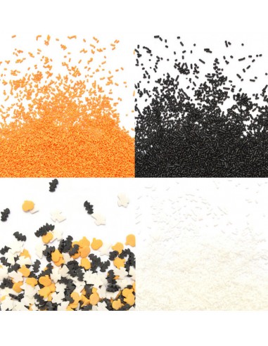 Décors Sucrés "HALLOWEEN" pour Gâteaux, 4 Tubes, 69g - ScrapCooking ScrapCooking Epicerie sucrée
