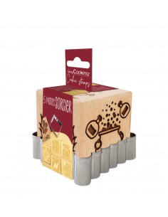 Tampons à Biscuits Bois "SORCIER" + Découpoir - ScrapCooking ScrapCooking Moule & Ustensile à pâtisserie