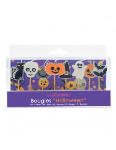 Bougies "HALLOWEEN" x 8 - Scrapbooking ScrapCooking Anniversaire et déco de fête
