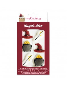 DécoSucres "SORCIER" pour Gâteaux, 6 Décors, 25g - ScrapCooking ScrapCooking Epicerie sucrée