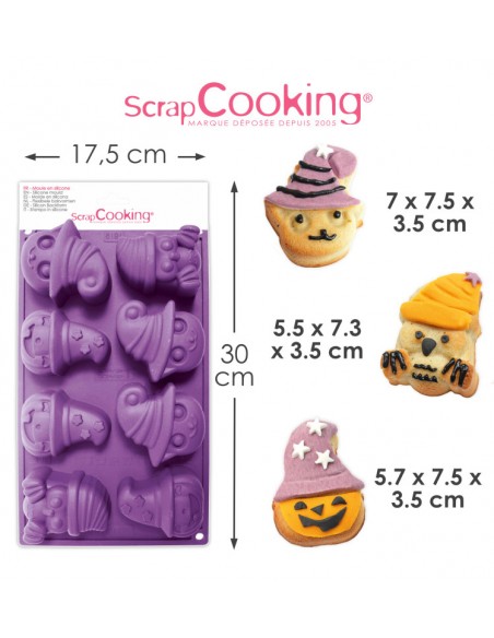 Moule à Gateaux Silicone "HALLOWEEN" - Scrapbooking ScrapCooking Moule & Ustensile à pâtisserie Moule à Gateaux Silicone "HALLOWEEN" - Scrapbooking ScrapCooking Moule & Ustensile à pâtisserie