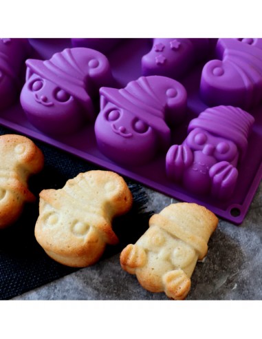 Moule à Gateaux Silicone "HALLOWEEN" - Scrapbooking ScrapCooking Moule & Ustensile à pâtisserie