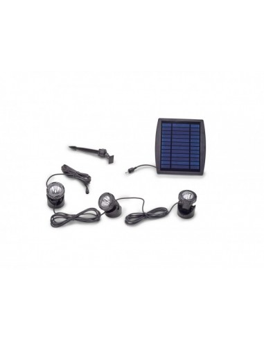 Kit Éclairage Solaire pour Bassin, PondoSolar LED Set 3 - Pontec Pontec Eclairage du bassin