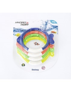 Anneaux de Plongée Poissons x4 - BestWay BestWay Baignade & jeu de piscine 2